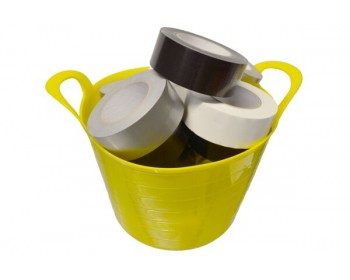 Bucket of 48mm x 45m Assorted Colour Cloth Tape